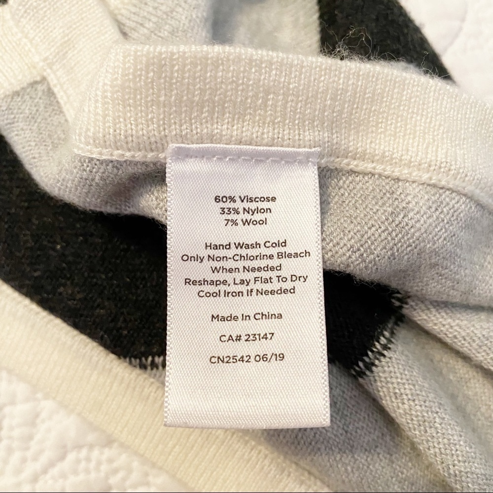 Talbots Tassel Trim Open Front Wrap Poncho - image 5